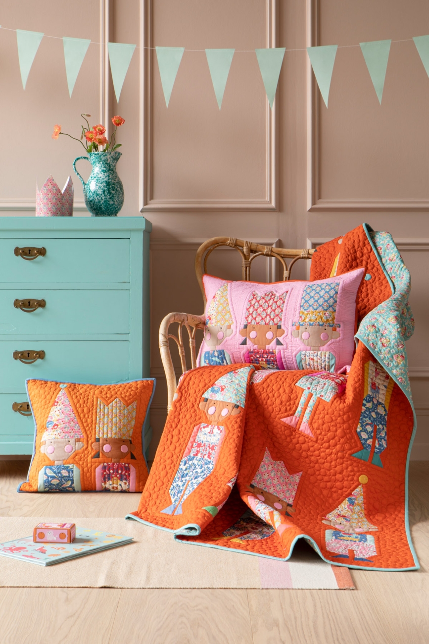 Tilda Patchwork Stoff Baumwolle - Jubilee - Wildgarden Red